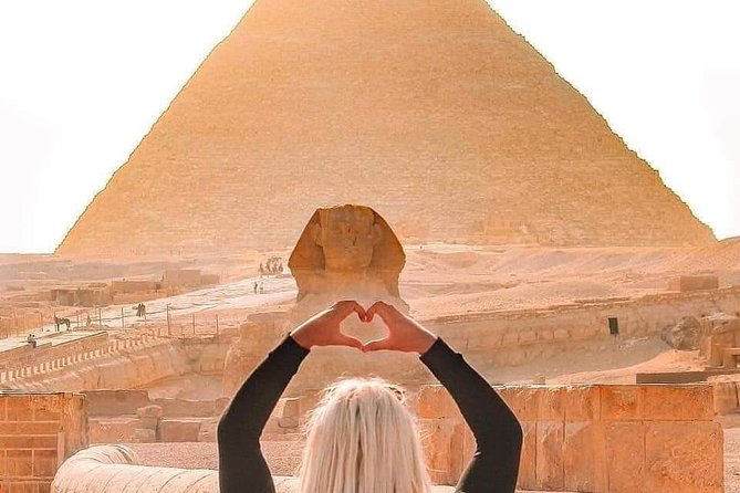 Half Day Tour to Giza Pyramids and Sphinx from Cairo - The Great Sphinx and its single-stone scale