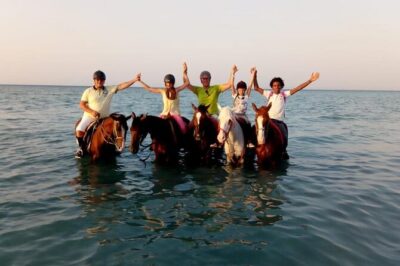 Horse Riding Tour 2 Hours on Sea And Desert & Transfer -Hurghada