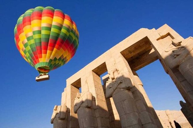 Hot Air Balloon in Luxor - Preparing for takeoff on the West Bank