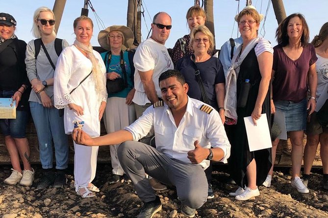 Hot Air Balloon Ride in Luxor Egypt with Transfers Included - Transfers, timing, and group size