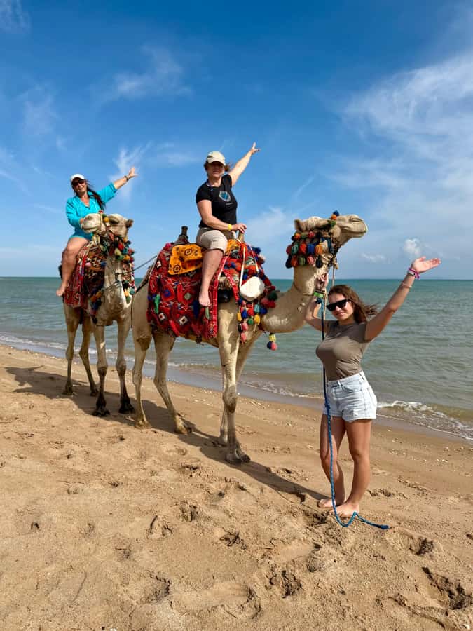 Hurghada: 1-Hour Desert & Beach Camel Ride with Transfers - One hour between desert sand and Red Sea water