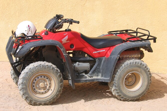 Hurghada: 3 Hours Quad Bike & Camel ride - Riding an ATV through the Eastern Desert