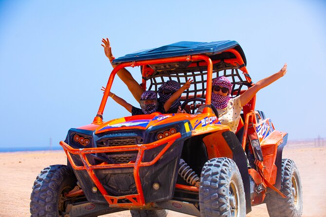 Hurghada Adrenaline Safari: ATV, Buggy, Camel, Dinner & Show - Hotel pickup and the first desert briefing