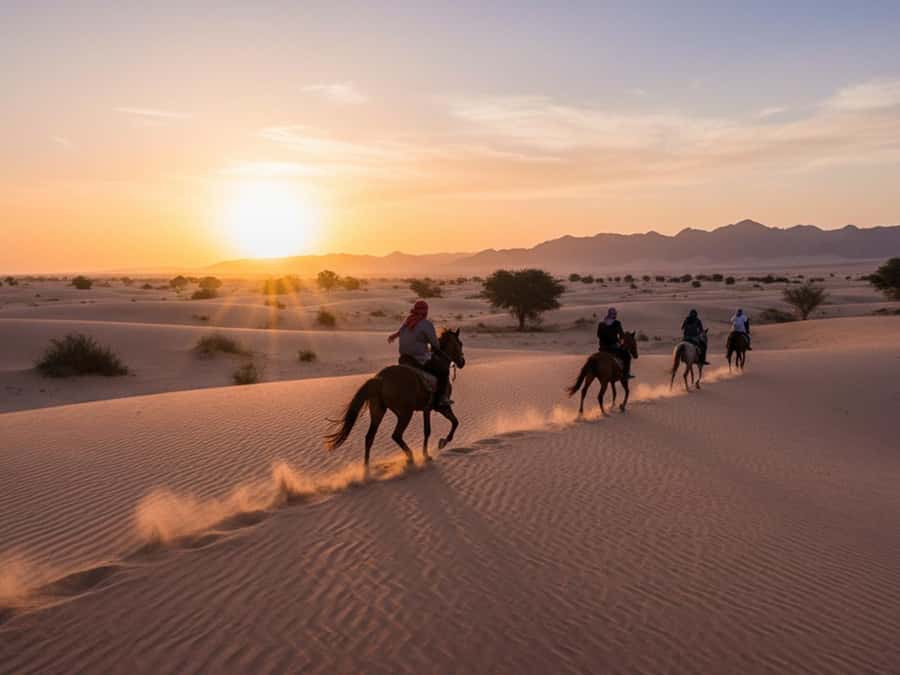 Hurghada: Arabian Desert and Sea Horseback Adventure - Reaching the Red Sea on horseback