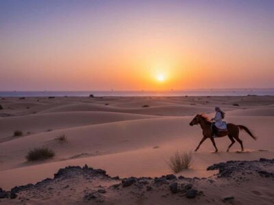 Arabian Desert and Sea Horseback Adventure