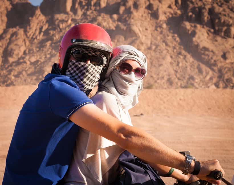 Hurghada: ATV Quad, Jeep and Buggy Safari with BBQ Dinner - A 20-minute buggy ride on the dunes
