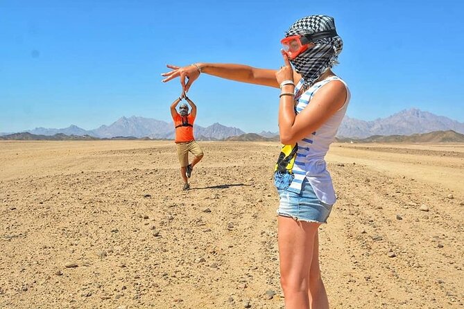 Hurghada: ATV Quad Safari& Bedouin Village Tour - The 45-minute ATV route through the Egyptian Sahara