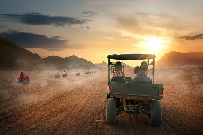 Hurghada: ATV Quad Safari, Camel Ride & Bedouin Village Tour - From Hurghada hotel pickup to the desert base