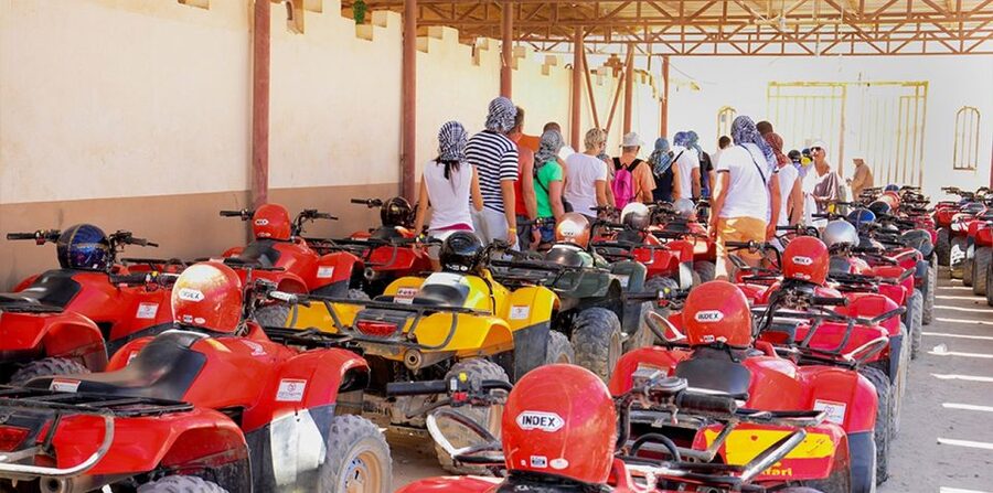 Hurghada: ATV Safari Tour with Camel Ride - How the tour works for families and beginners