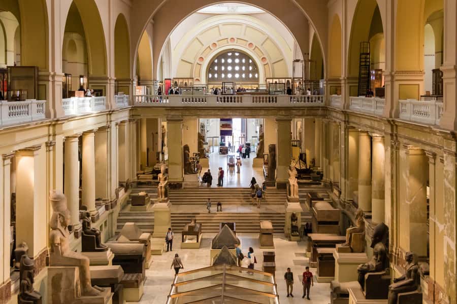 Hurghada: Cairo Pyramids, Sphinx, Museum & Bazaar Day Tour - What you can see inside the Egyptian Museum