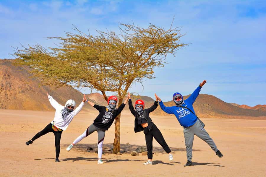 Hurghada: Desert Quad, Bedouin Village, and Camel Ride Tour - How difficult is the quad ride?