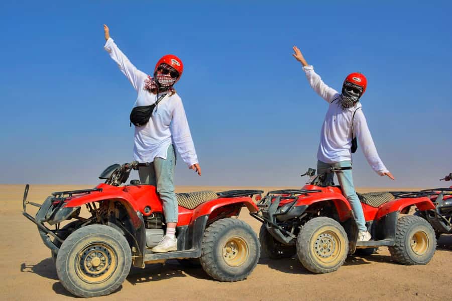 Hurghada: Desert Quad, Bedouin Village, and Camel Ride Tour - Hotel pickup and the start of the ride