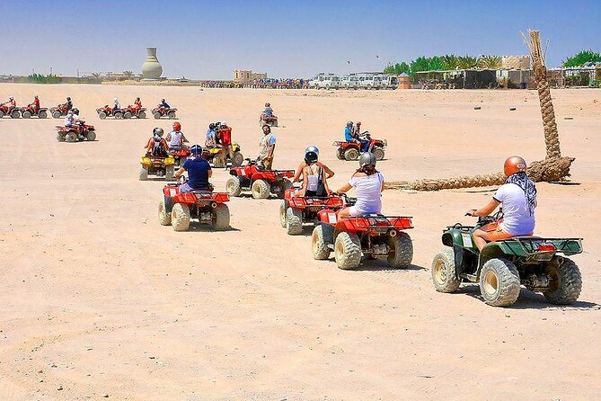 Hurghada Desert Safari Experience, ATV Quad, Camel Ride & Dinner - The ten-minute spider car ride