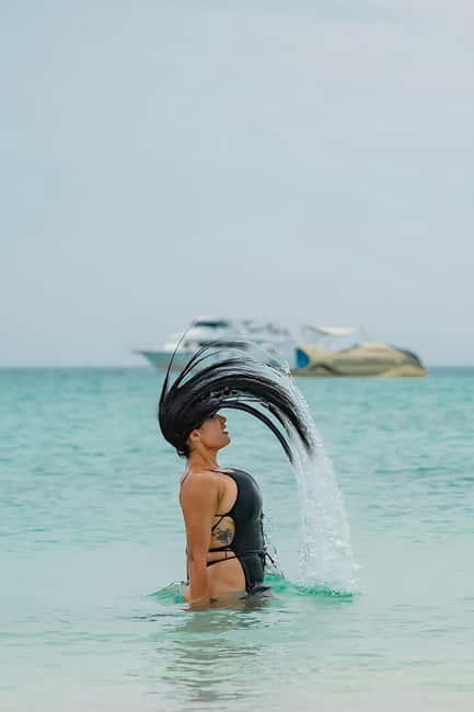 Hurghada:Eden Island Full-Day Trip with Water sports & Lunch - Banana Boat or Sofa Ride