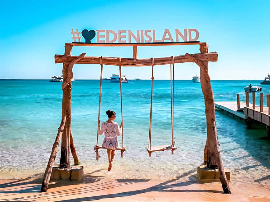 Hurghada:Eden Island Full-Day Trip with Water sports & Lunch - Eden Island and Its 1.5 Hours of Beach Time