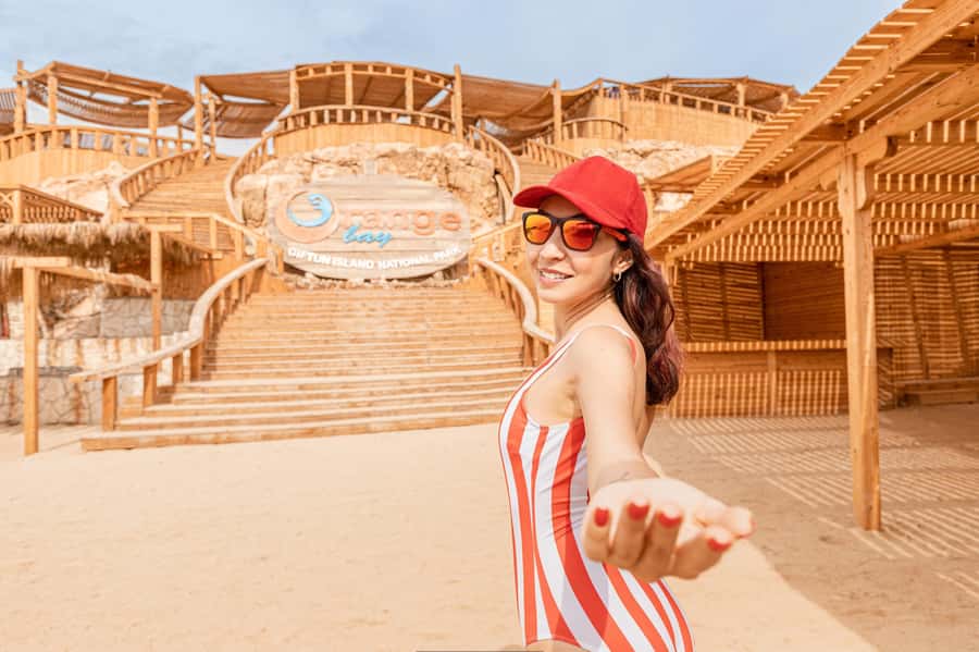 Hurghada: Elegance Yacht Cruise To Orange bay Island W lunch - A Red Sea day built around Orange Bay