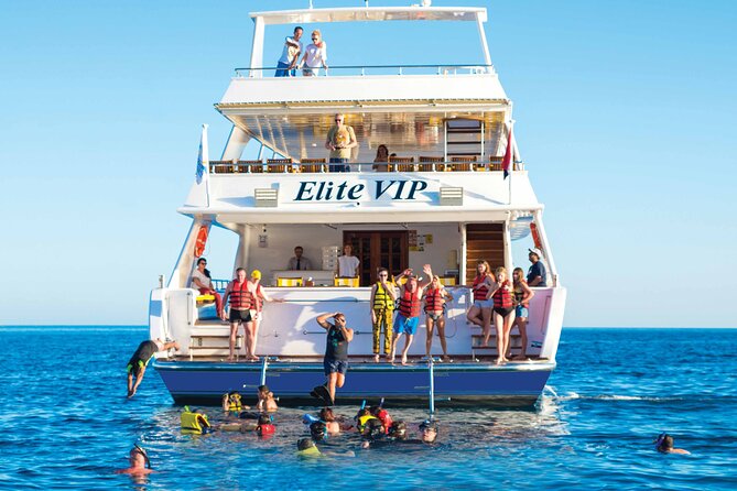 Hurghada: Elite VIP Cruise with Seafood and BBQ Buffet Lunch - Two reef stops, plus the possibility of a third