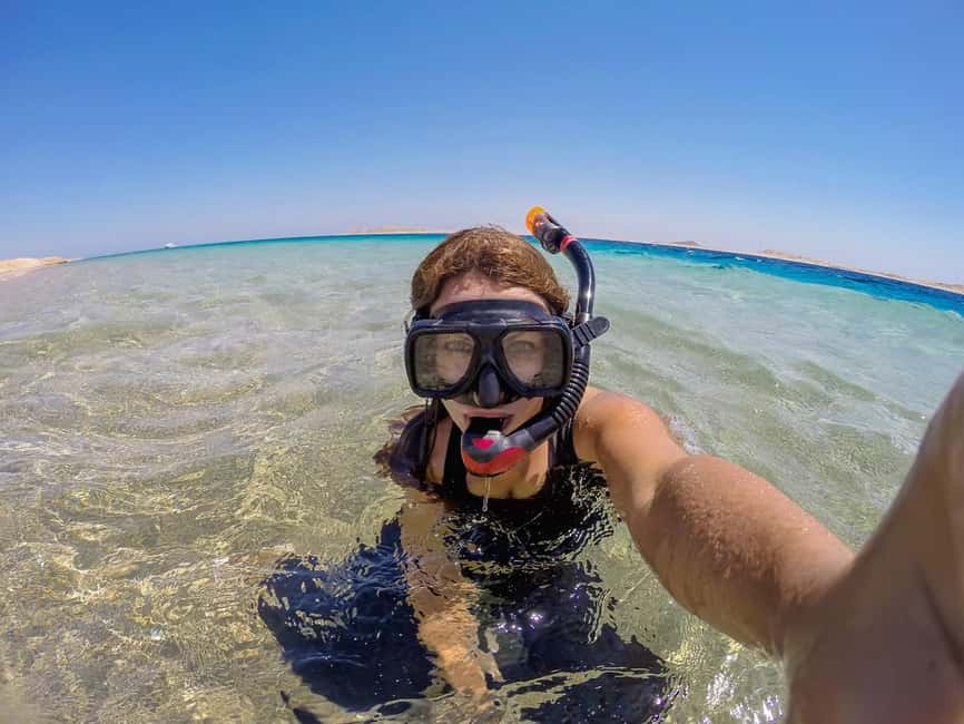 Hurghada: Full-Day Snorkeling Tour in Sharm El Naga w/Lunch - Entering the water: the detail you should not miss