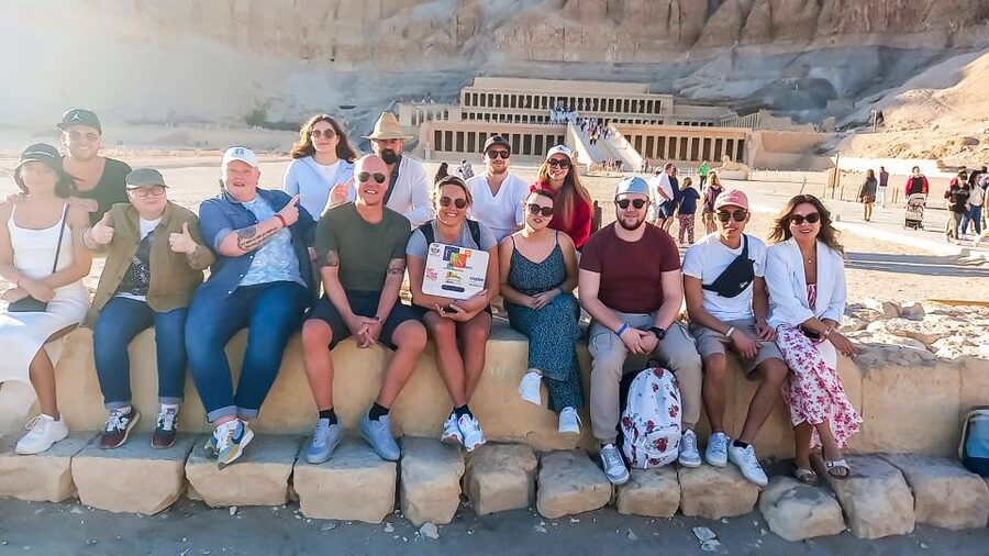 Hurghada: Luxor Valley of the Kings & Tutankhamun Tomb Trip - The Colossi of Memnon