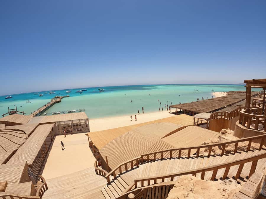 Hurghada: Luxury Cruise Trip to Orange Bay with Lunch - From Hotel Pickup to Hurghada Marina