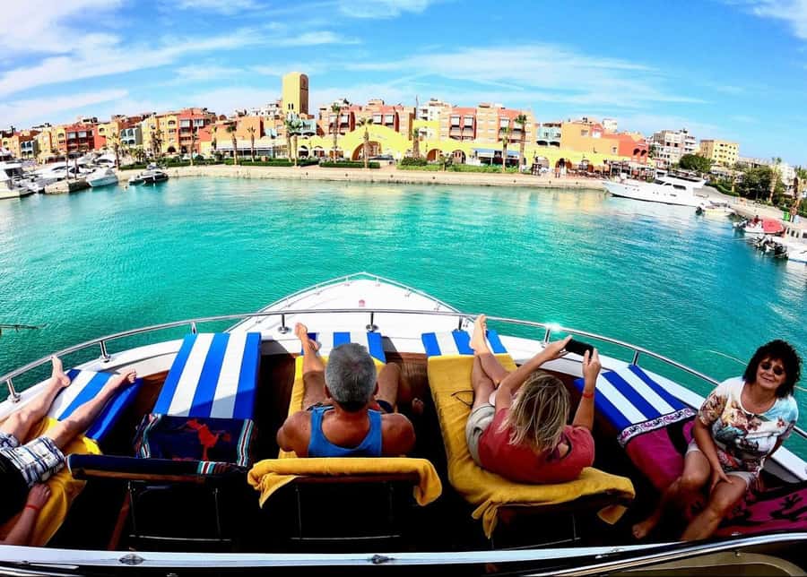 Hurghada: Luxury Orange Bay Cruise with Lunch and Pickup - Two snorkeling stops on the Red Sea