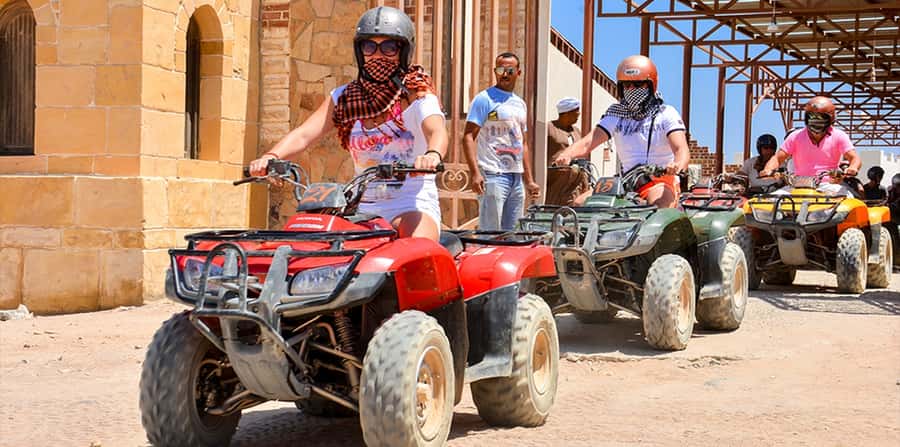 Hurghada: Morning Quad Bike Tour, Camel Ride and Transfer - Bedouin camp, sunrise breakfast, and evening entertainment