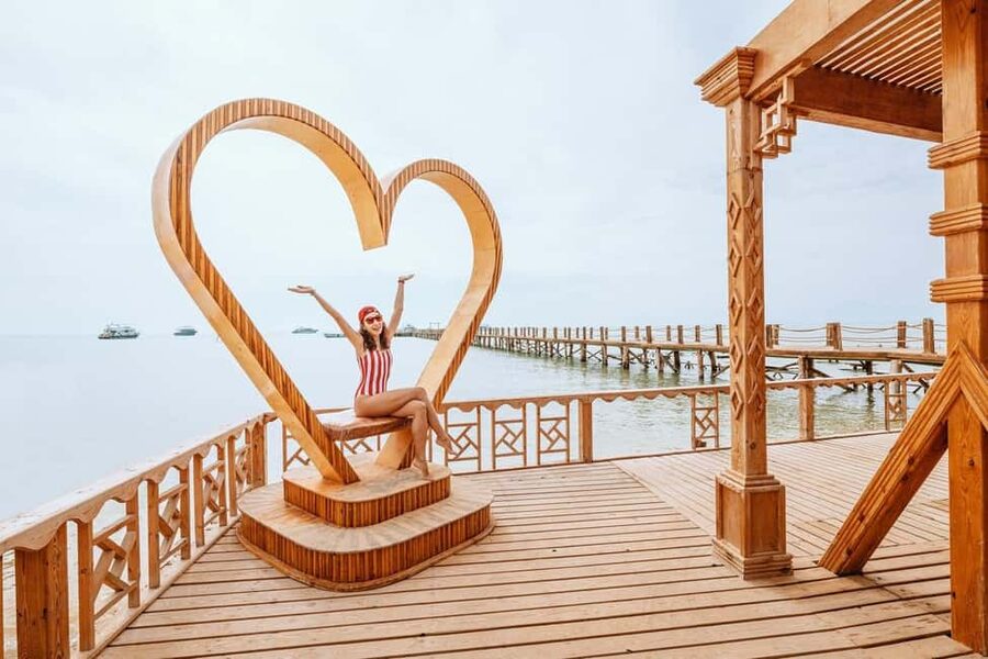 Hurghada: Orange Bay Day Trip with Water Sports and Lunch - Pickup from Hurghada and the marina