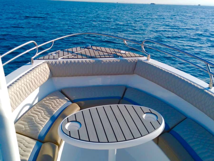 Hurghada: Orange Bay Dolphin Watching, Snorkeling & Lunch - Dolphin watching in the open sea