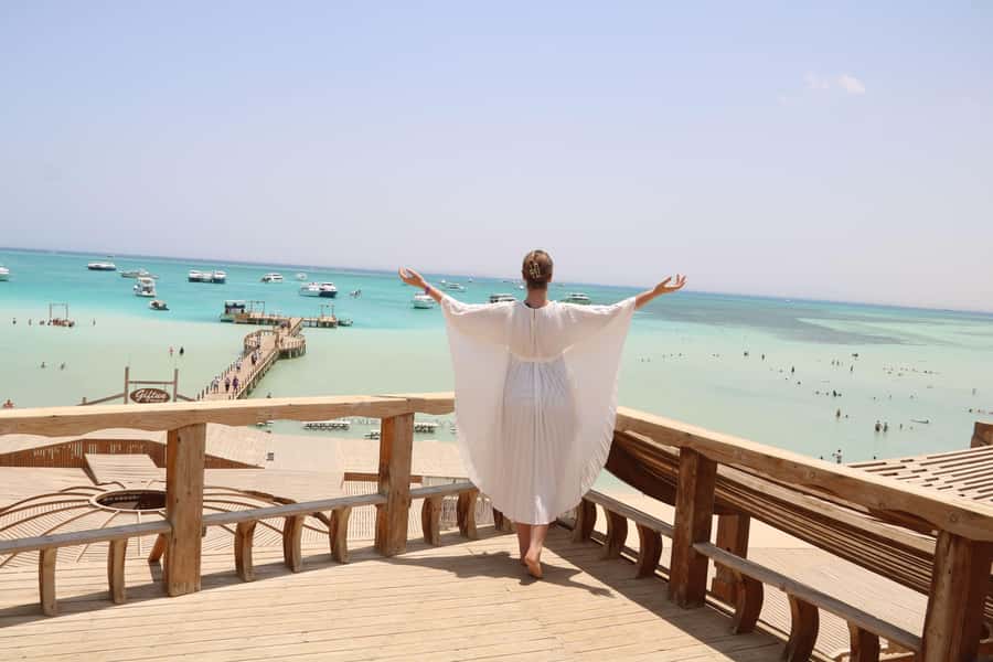 Hurghada: Orange Bay Island with breakfast, lunch & watersports - A Red Sea day built around variety