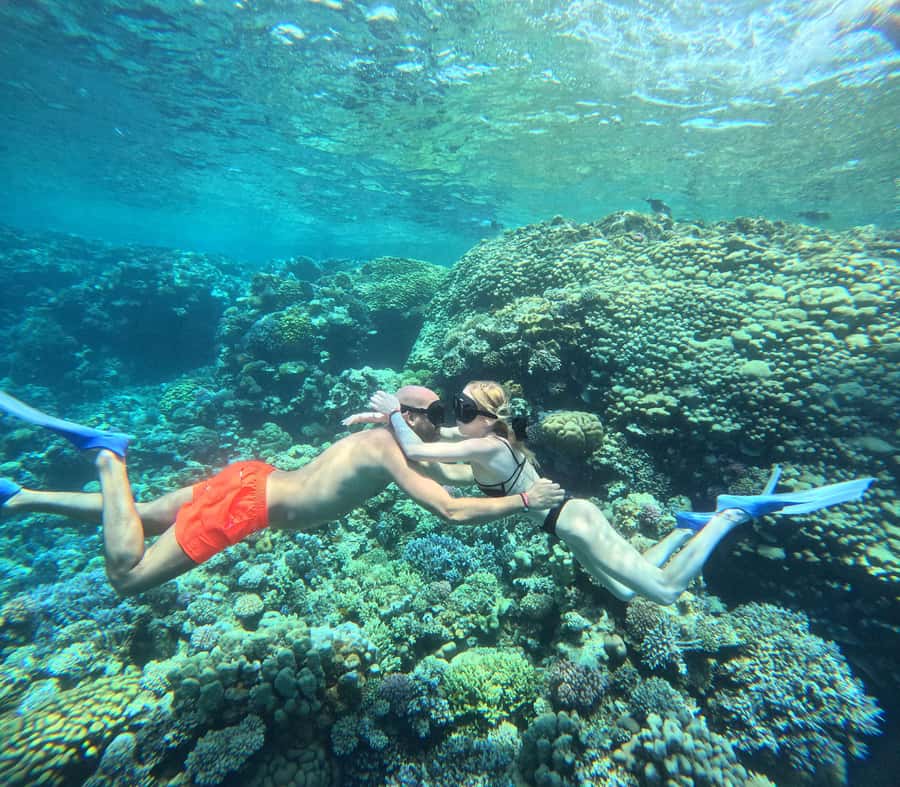 Hurghada: Orange Bay Island with breakfast, lunch & watersports - Banana boats and sofa rides keep the day lively