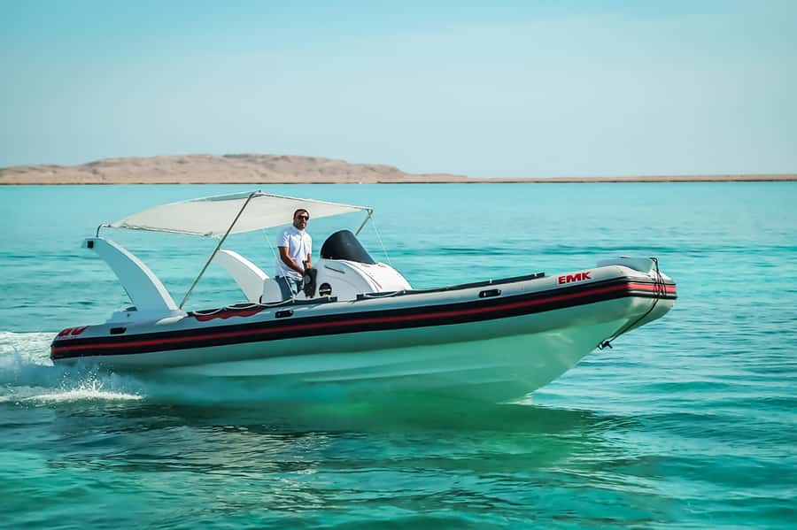 Hurghada: Orange Bay & Magawish Island Speedboat with Lunch - Orange Bay: beautiful, popular, and short