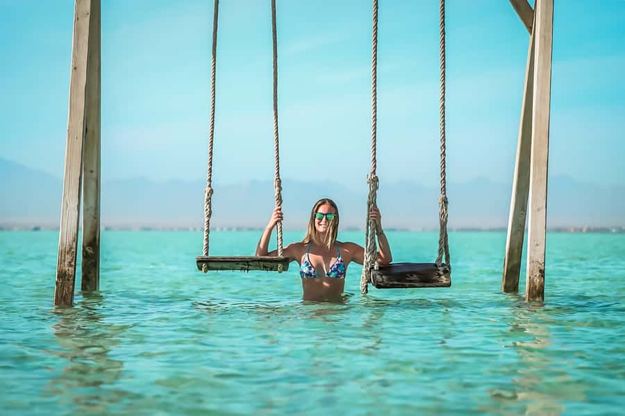Hurghada: Orange Bay & Magawish Island Speedboat with Lunch - Two 20-minute snorkelling stops