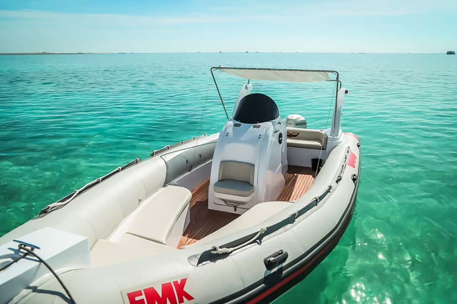 Hurghada: Orange Bay & Magawish Island Speedboat with Lunch - Food, shade, equipment, and comfort