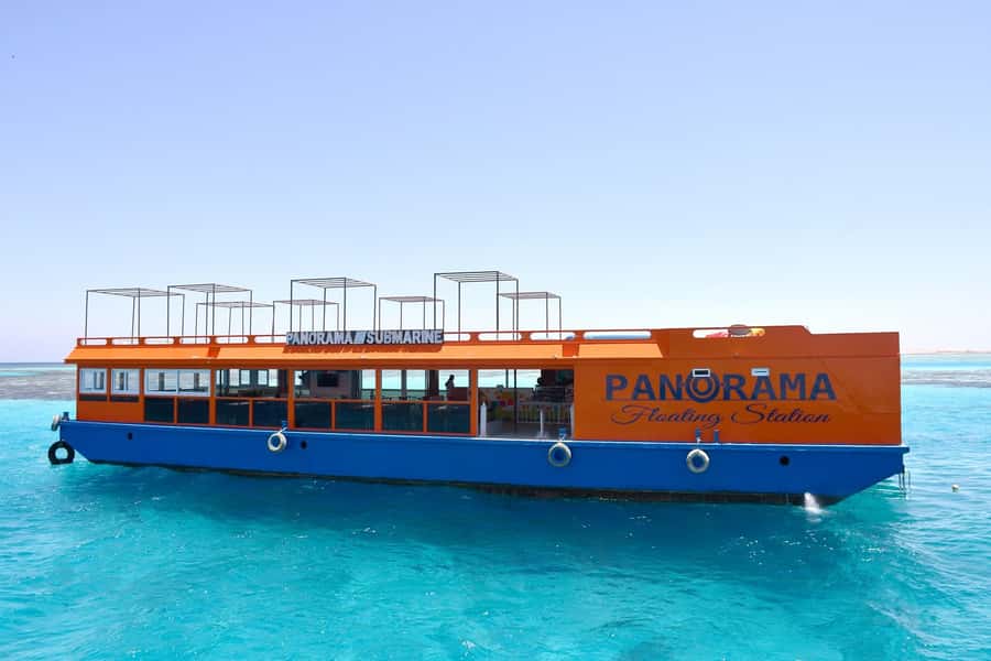 Hurghada: Panoramic Semi-Submarine Cruise with Snorkeling - The floating station and its practical setup