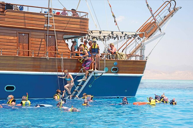 Hurghada Pirates sailing boat to Orange bay & Buffet Lunch - Two snorkeling stops, each with real water time