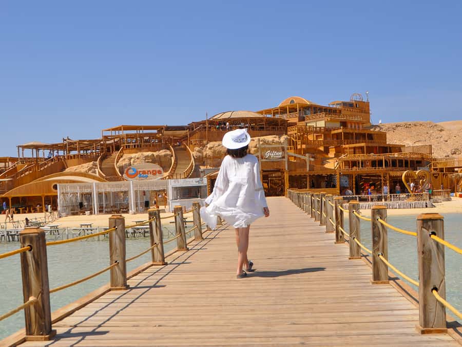 Hurghada: Premium Orange Island Cruise with Lunch & Transfer - From your hotel to Hurghada Marina