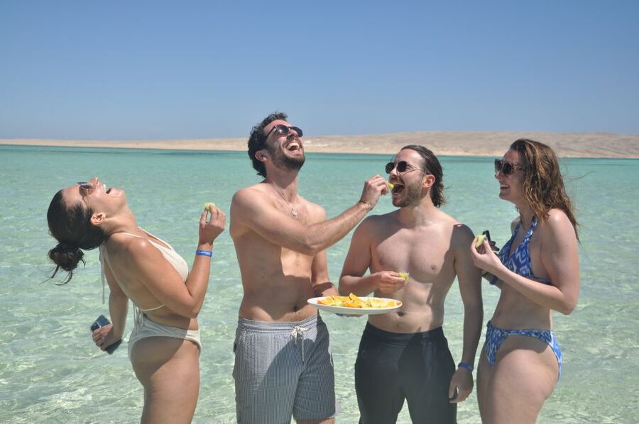 Hurghada: Private Speedboat Adventure with Snacks & Pick-up - Food, drinks, shade, and onboard comfort