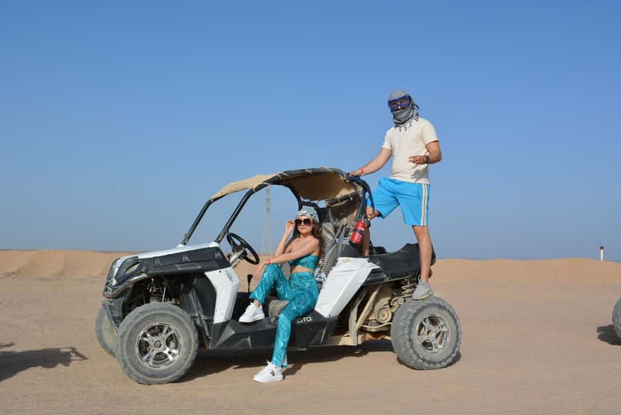Hurghada: Quad and Buggy Safari with Dinner and Show - The 15-Minute Buggy Run