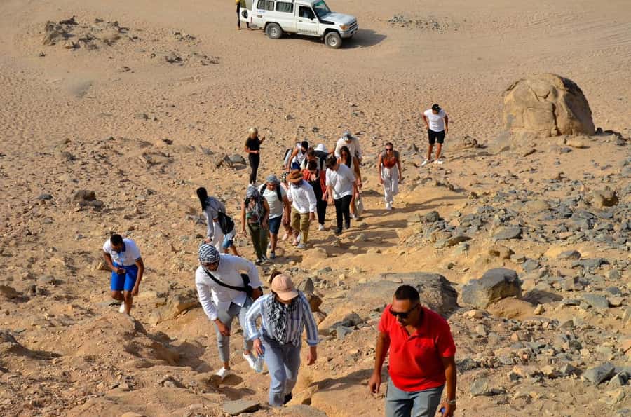 Hurghada: Quad Bike, Buggy, and Camel Ride & Bedouin Village - Pickup, welcome, and the safety briefing
