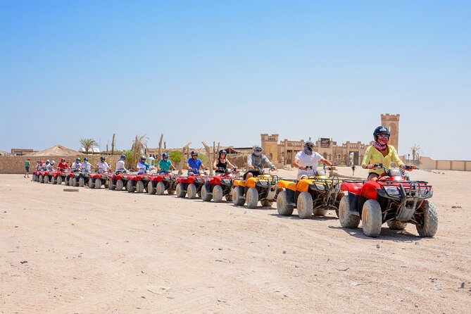 Hurghada Quad Bike Experience - Getting used to the quad bike