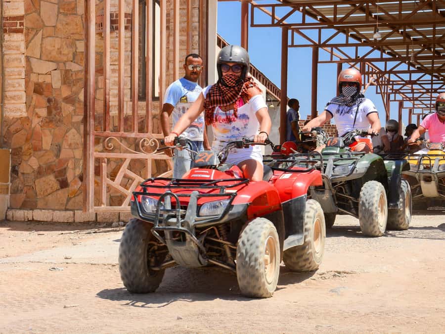 Hurghada: Quad Bike Tour of the Desert and Red Sea - Guides, group organization, and personal service