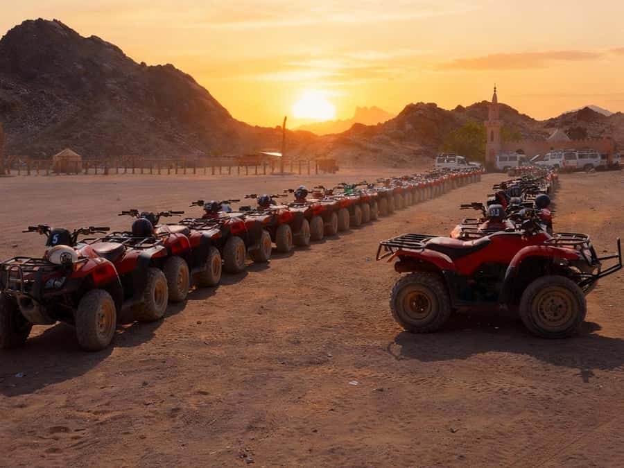 Hurghada: Quad Bike Tour of the Desert and Red Sea - Getting ready at the quad base