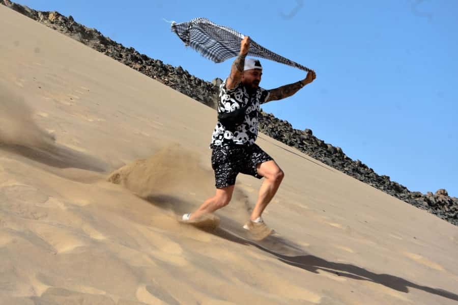 Hurghada: Red Sea Desert Quad Biking Tour & Sand Mountain - Sand Mountain is the visual payoff