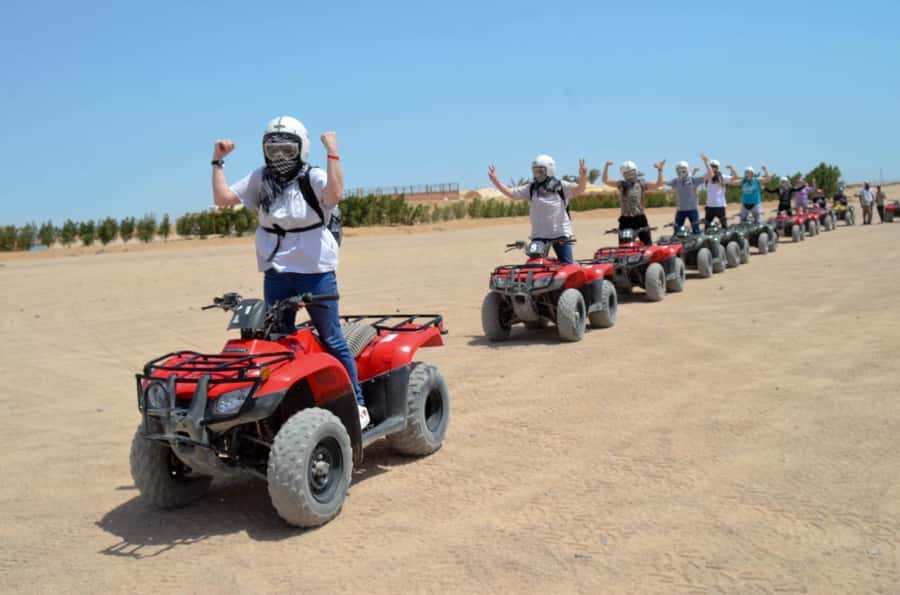 Hurghada: Red Sea Desert Quad Biking Tour & Sand Mountain - Choosing the right time of day