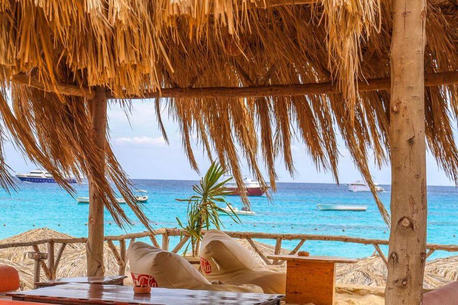 Hurghada: Royal Orange Bay with Massage, Snorkeling & Lunch - Banana boat, sofa ride, and free time on deck