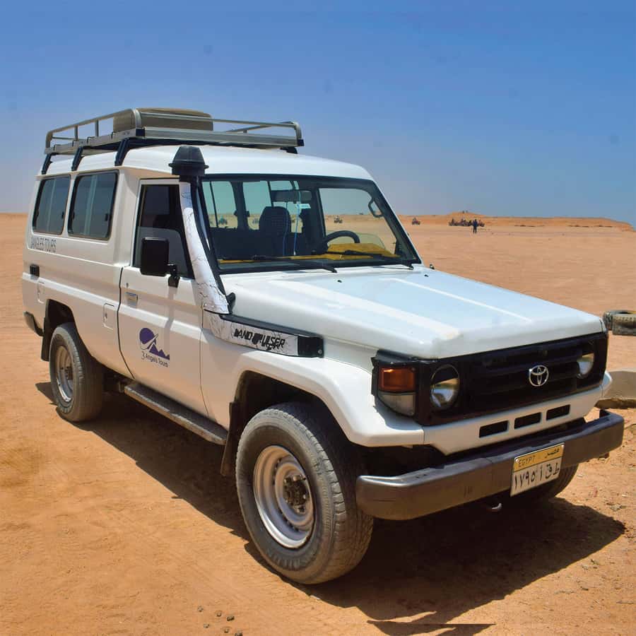 Hurghada: Safari Jeep, Quad, Buggy, Camel Ride & BBQ Dinner - Leaving Hurghada for the Desert