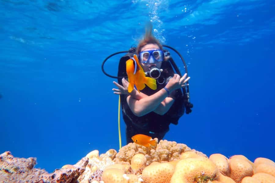 Hurghada: Scuba Diving cruise with lunch & pickup - Abu Ramada and Small Giftun Island