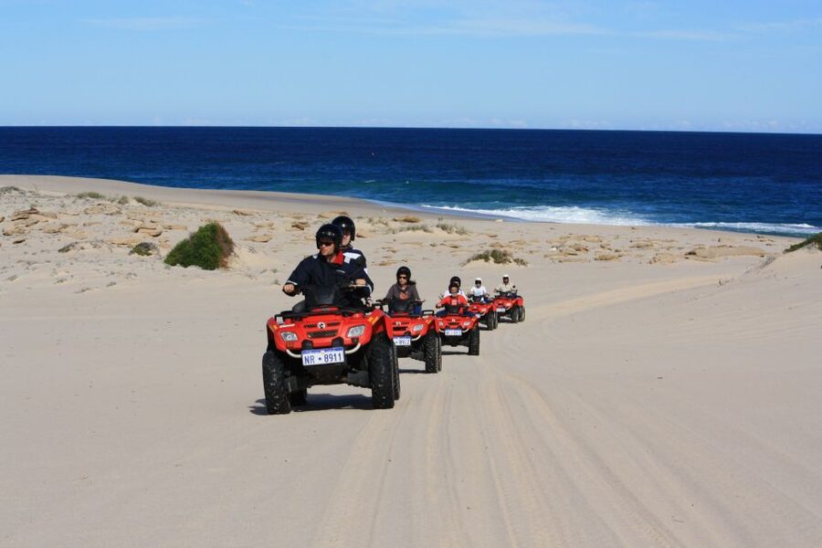 Hurghada: Sea and Mountains Quad or Buggy Family Tour - The sea stop at Makadi Bay