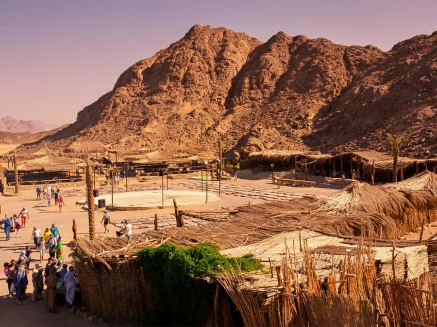 Hurghada: Sea & Desert Camel Ride w/Dinner, Show, Stargazing - The two-hour ride through desert and toward the Red Sea