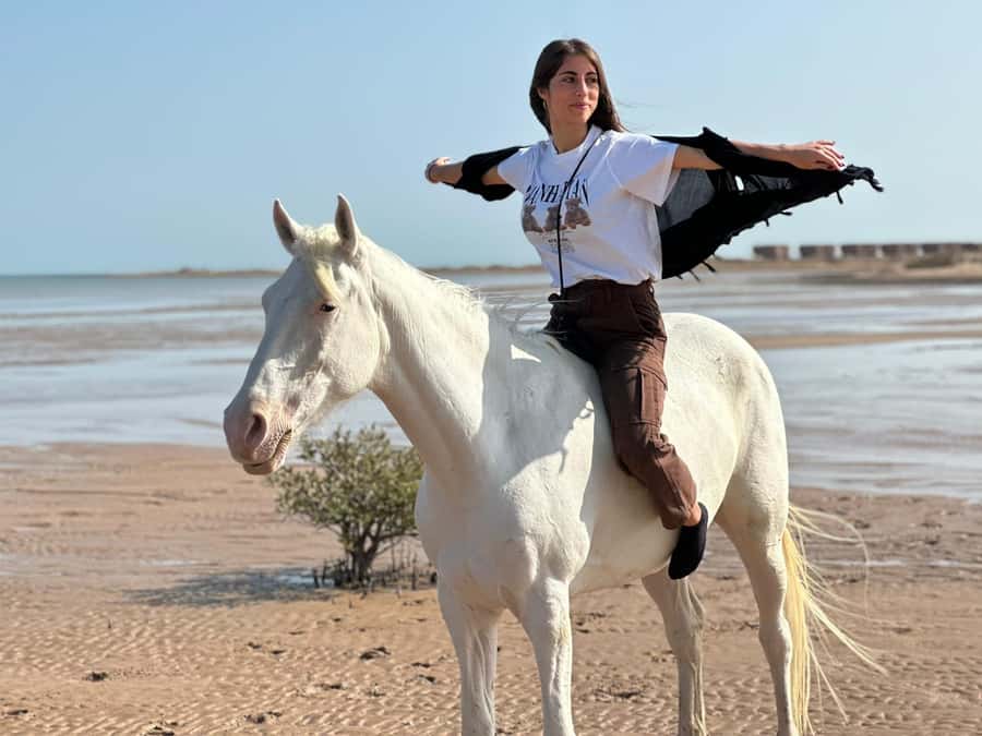 Hurghada: Sea & Desert Horse Riding tour/w Swimming&Transfer - Animal care and the stable atmosphere